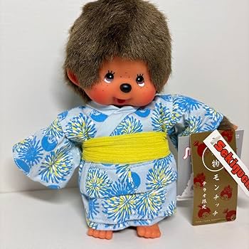 Amazon.co.jp: 浅草限定 浴衣 モンチッチ 男の子 monchhichi 183